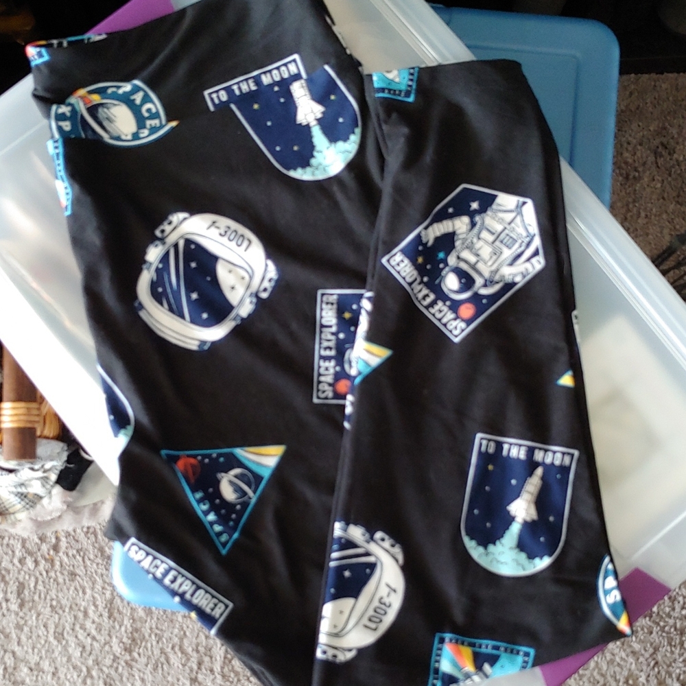 LuLaRoe  Black with Space Theme